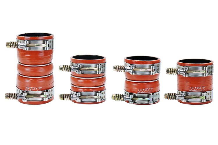 57-1571 Intercooler Hose Kit, High-Temp 4-Ply Reinforced Silicone, Replace OEM Rubber Intercooler Turbo Boots
