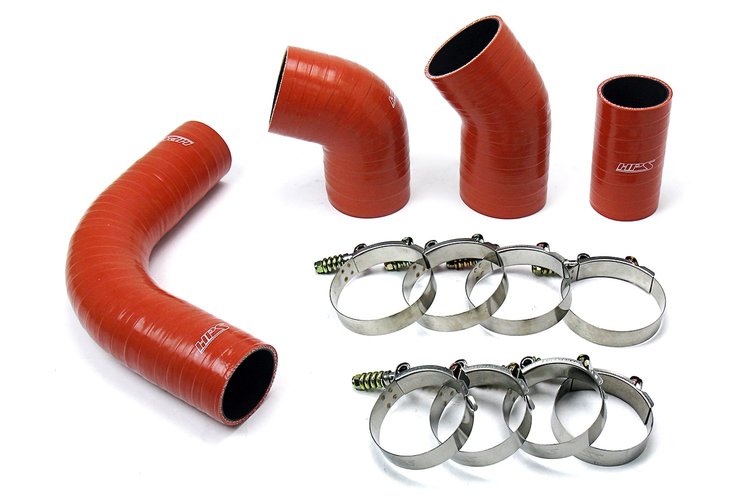 57-1575 Intercooler Hose Kit, High-Temp 4-Ply Reinforced Silicone, Replace OEM Rubber Intercooler Turbo Boots