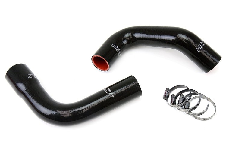 57-1588-BLK Radiator Hose Kit, High-Temp 3-Ply Reinforced Silicone, Replace OEM Rubber Radiator Coolant Hoses