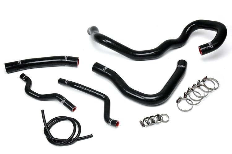 57-1609-BLK Coolant Hose Kit, High-Temp 3-Ply Reinforced Silicone, Replace Rubber Radiator Heater Coolant Hoses