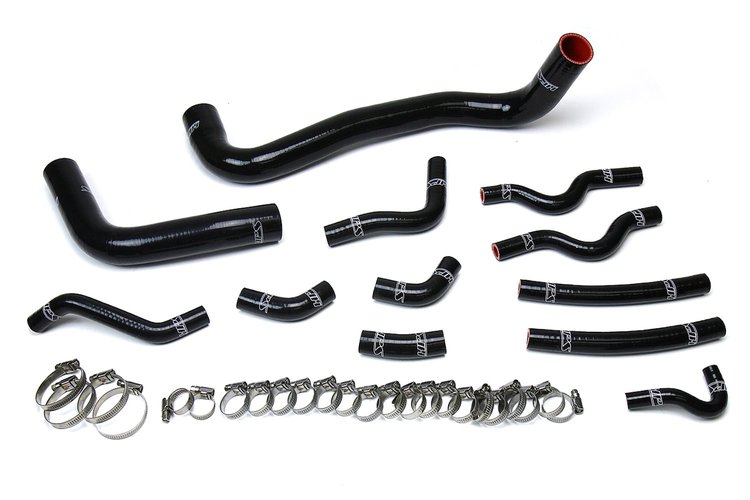 57-1610-BLK Radiator and Heater Hose Kit, 3-Ply Reinforced Silicone, Replaces Rubber Radiator & Heater Hoses