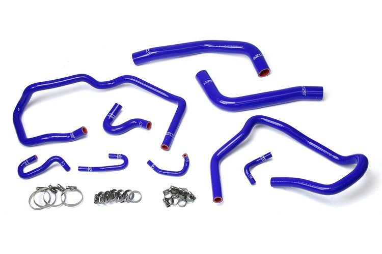 57-1611-BLUE Coolant Hose Kit, High-Temp 3-Ply Reinforced Silicone, Replace Rubber Radiator Heater Coolant Hoses
