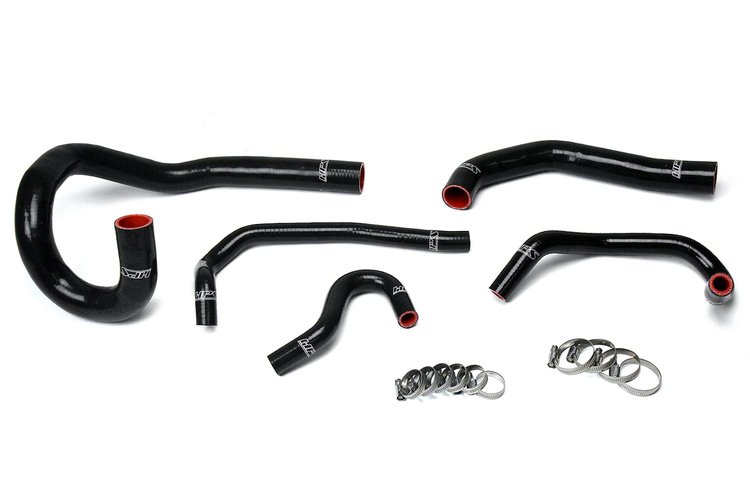 57-1612-BLK Coolant Hose Kit, High-Temp 3-Ply Reinforced Silicone, Replace Rubber Radiator Heater Coolant Hoses