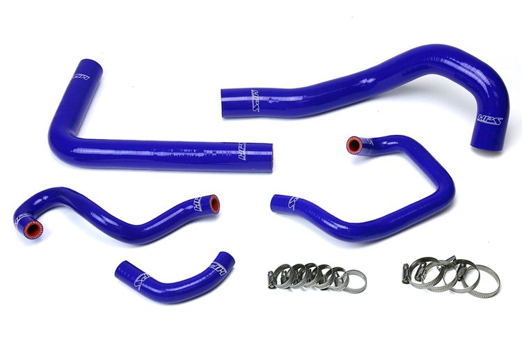 57-1613-BLUE Coolant Hose Kit, High-Temp 3-Ply Reinforced Silicone, Replace Rubber Radiator Heater Coolant Hoses