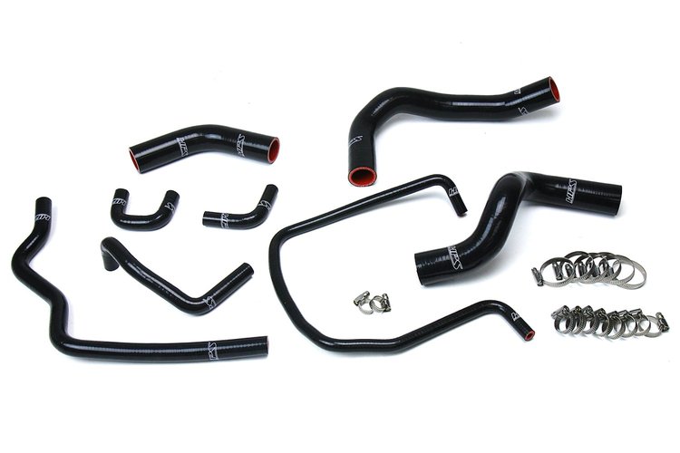 57-1614-BLK Radiator Hose Kit, High-Temp 3-Ply Reinforced Silicone, Replace OEM Rubber Radiator Coolant Hoses