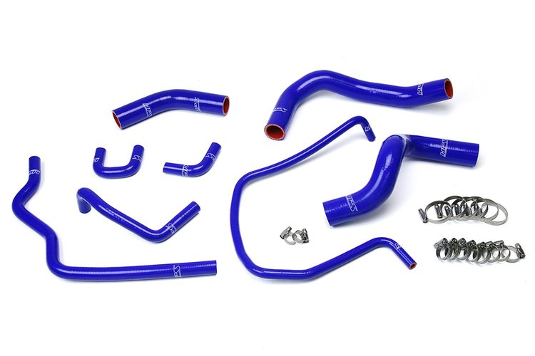 57-1614-BLUE Radiator Hose Kit, High-Temp 3-Ply Reinforced Silicone, Replace OEM Rubber Radiator Coolant Hoses