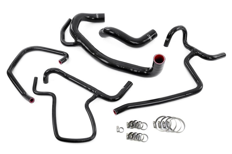 57-1616-BLK Radiator and Heater Hose Kit, 3-Ply Reinforced Silicone, Replaces Rubber Radiator & Heater Coolant Hoses