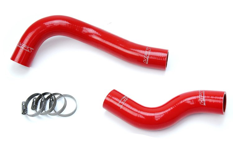 57-1632-RED Radiator Hose Kit, High-Temp 3-Ply Reinforced Silicone, Replace OEM Rubber Radiator Coolant Hoses
