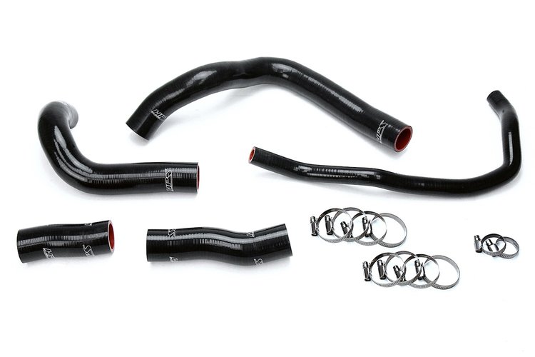 57-1633-BLK Radiator Hose Kit, High-Temp 3-Ply Reinforced Silicone, Replace OEM Rubber Radiator Coolant Hoses