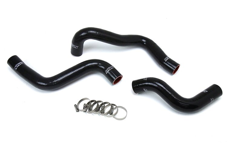 57-1634-BLK Radiator Hose Kit, High-Temp 3-Ply Reinforced Silicone, Replace OEM Rubber Radiator Coolant Hoses