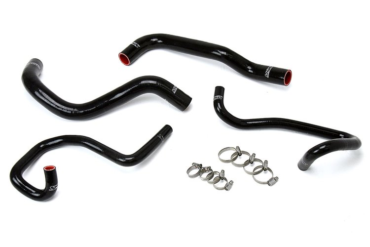 57-1640-BLK Coolant Hose Kit, High-Temp 3-Ply Reinforced Silicone, Replace Rubber Radiator Heater Coolant Hoses