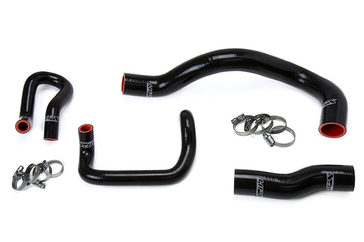 57-1641-BLK Coolant Hose Kit, High-Temp 3-Ply Reinforced Silicone, Replace Rubber Radiator Heater Coolant Hoses