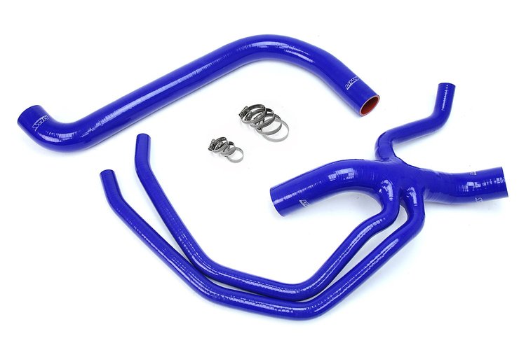 57-1673-BLUE Radiator Hose Kit, High-Temp 3-Ply Reinforced Silicone, Replace OEM Rubber Radiator Coolant Hoses