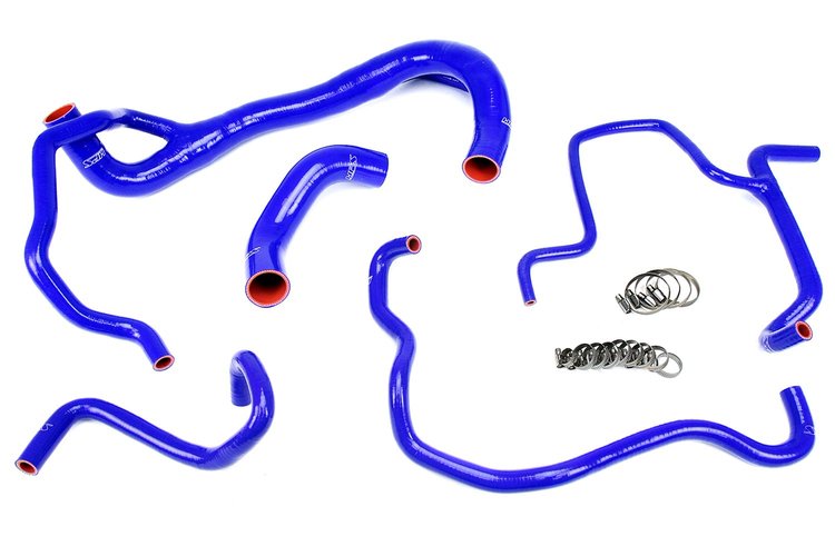 57-1675-BLUE Coolant Hose Kit, High-Temp 3-Ply Reinforced Silicone, Replace Rubber Radiator Heater Coolant Hoses