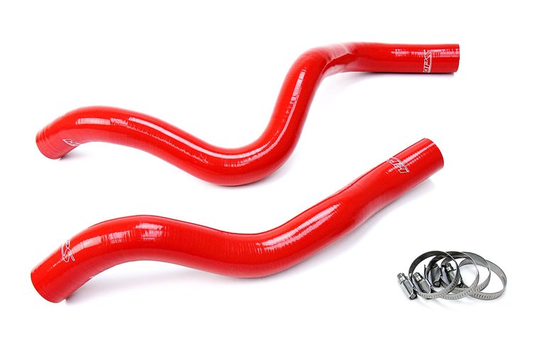 57-1677-RED Radiator Hose Kit, High-Temp 3-Ply Reinforced Silicone, Replace OEM Rubber Radiator Coolant Hoses