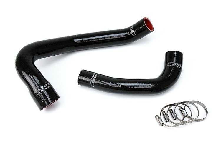 57-1688-BLK Radiator Hose Kit, High-Temp 3-Ply Reinforced Silicone, Replace OEM Rubber Radiator Coolant Hoses