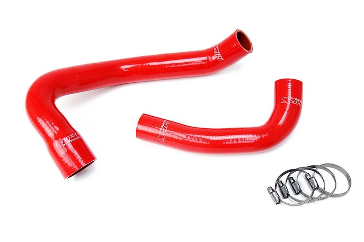 57-1688-RED Radiator Hose Kit, High-Temp 3-Ply Reinforced Silicone, Replace OEM Rubber Radiator Coolant Hoses