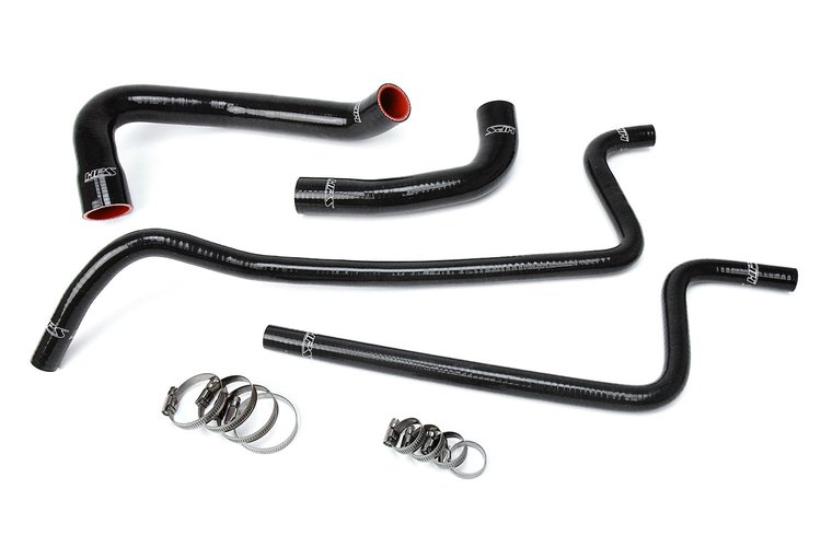 57-1689-BLK Radiator and Heater Hose Kit, High-Temp 3-Ply Reinforced Silicone, Replace Rubber Radiator & Heater Hoses