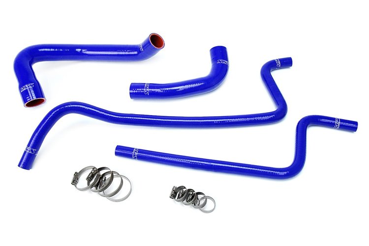 57-1689-BLUE Radiator and Heater Hose Kit, High-Temp 3-Ply Reinforced Silicone, Replace Rubber Radiator & Heater Hoses