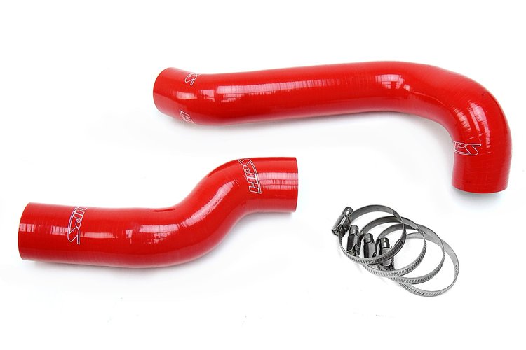 57-1698-RED Radiator Hose Kit, High-Temp 3-Ply Reinforced Silicone, Replace OEM Rubber Radiator Coolant Hoses