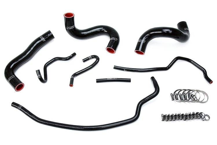 57-1723-BLK Radiator Hose Kit, High-Temp 3-Ply Reinforced Silicone, Replace OEM Rubber Radiator Coolant Hoses