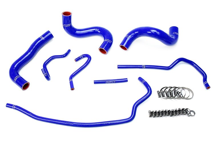 57-1723-BLUE Radiator Hose Kit, High-Temp 3-Ply Reinforced Silicone, Replace OEM Rubber Radiator Coolant Hoses