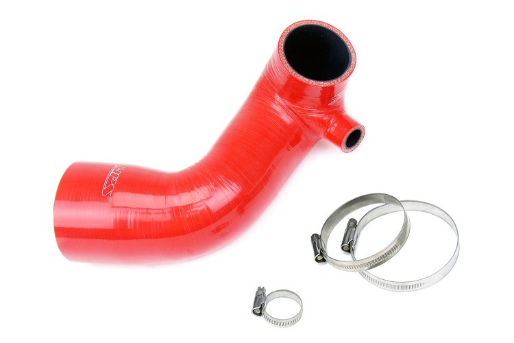 57-1726-RED Silicone Intake Kit, Replaces Restrictive Stock Air Intake Tube, Improve Drivability, No Heat Soak