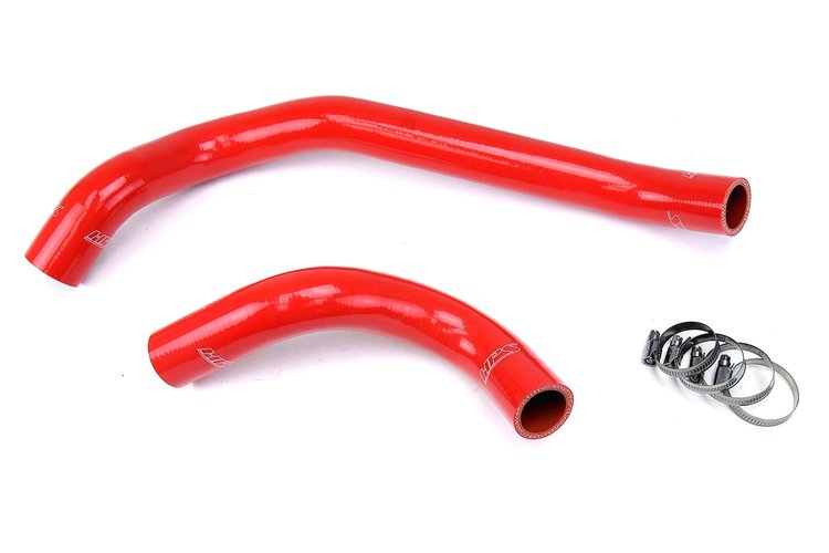 57-1730-RED Radiator Hose Kit, High-Temp 3-Ply Reinforced Silicone, Replace OEM Rubber Radiator Coolant Hoses