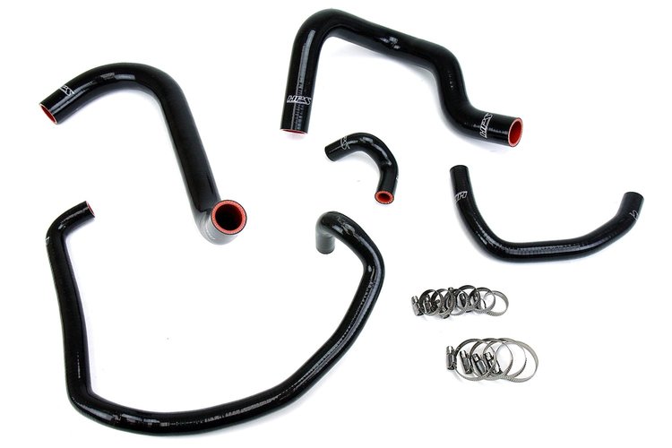 57-1746-BLK Coolant Hose Kit, High-Temp 3-Ply Reinforced Silicone, Replace Rubber Radiator Heater Coolant Hoses