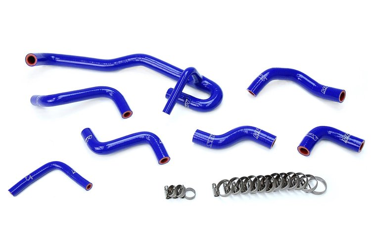 57-1766-BLUE Heater Hose Kit, High-Temp 3-Ply Reinforced Silicone, Replace OEM Rubber Heater Coolant Hoses