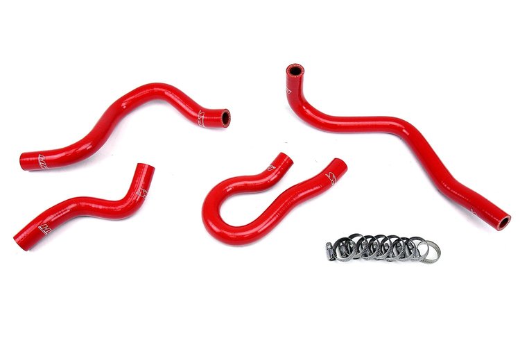 57-1769-RED Heater Hose Kit, High-Temp 3-Ply Reinforced Silicone, Replace OEM Rubber Heater Coolant Hoses