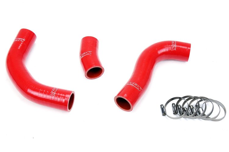 57-1776-RED Radiator Hose Kit, High-Temp 3-Ply Reinforced Silicone, Replace OEM Rubber Radiator Coolant Hoses