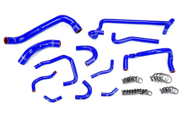 57-1782-BLUE Coolant Hose Kit, High-Temp 3-Ply Reinforced Silicone, Replace Rubber Radiator Heater Coolant Hoses