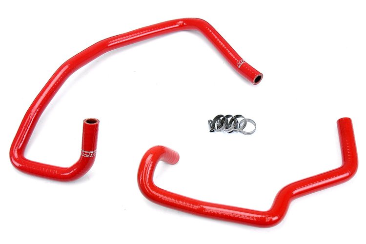 57-1785-RED Heater Hose Kit, High-Temp 3-Ply Reinforced Silicone, Replace OEM Rubber Heater Coolant Hoses