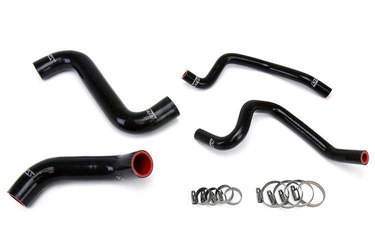 57-1809-BLK Radiator and Heater Hose Kit, 3-Ply Reinforced Silicone, Replaces Rubber Radiator & Heater Coolant Hoses
