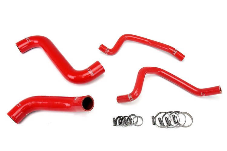 57-1809-RED Radiator and Heater Hose Kit, 3-Ply Reinforced Silicone, Replaces Rubber Radiator & Heater Coolant Hoses