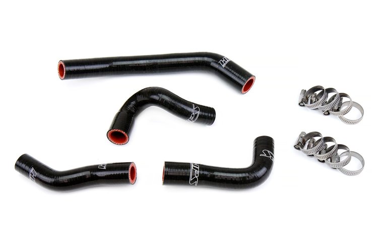 57-1825-BLK Radiator Hose Kit, High-Temp 3-Ply Reinforced Silicone, Replaces OEM Rubber Radiator Coolant Hoses