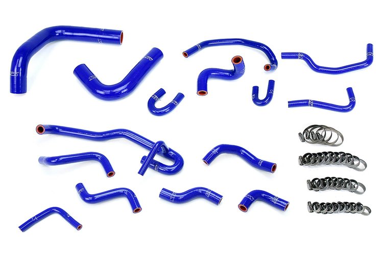 57-1831-BLUE Coolant Hose Kit, High-Temp 3-Ply Reinforced Silicone, Replace Rubber Radiator Heater Coolant Hoses