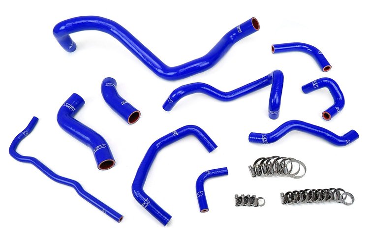 57-1838-BLUE Radiator Hose Kit, High-Temp 3-Ply Reinforced Silicone, Replace OEM Rubber Radiator Coolant Hoses