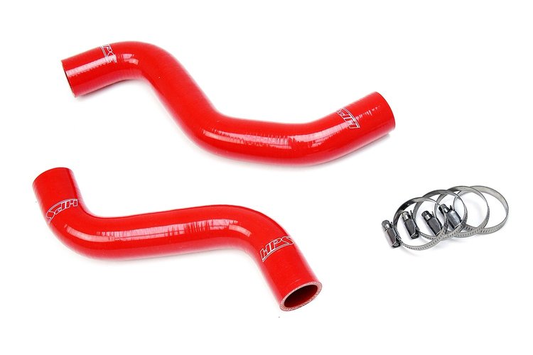 57-1840-RED Radiator Hose Kit, High-Temp 3-Ply Reinforced Silicone, Replace OEM Rubber Radiator Coolant Hoses