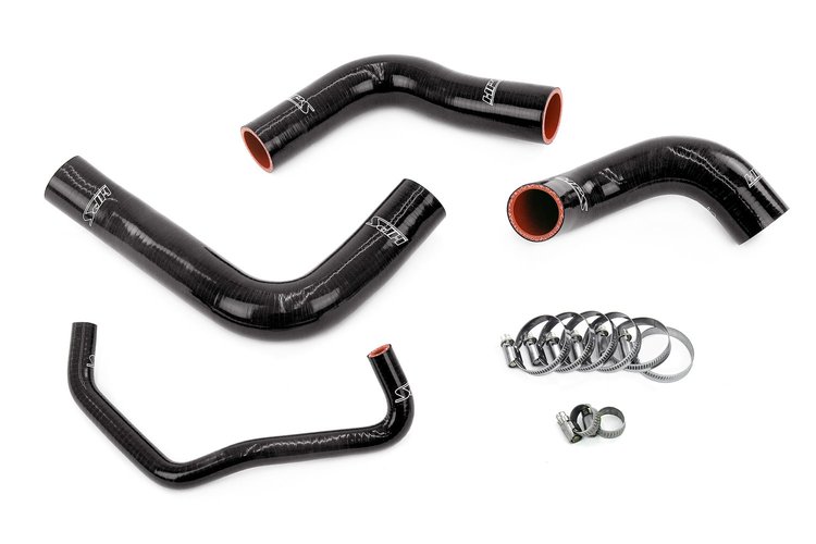 57-1842-BLK Radiator Hose Kit, 3-Ply Reinforced Silicone, Replaces Rubber Radiator & Reserve Tank Coolant Hoses