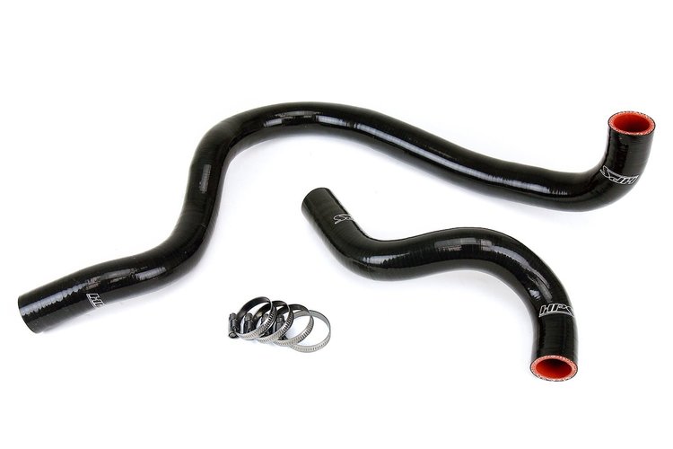 57-1843-BLK Radiator Hose Kit, High-Temp 3-Ply Reinforced Silicone, Replace OEM Rubber Radiator Coolant Hoses