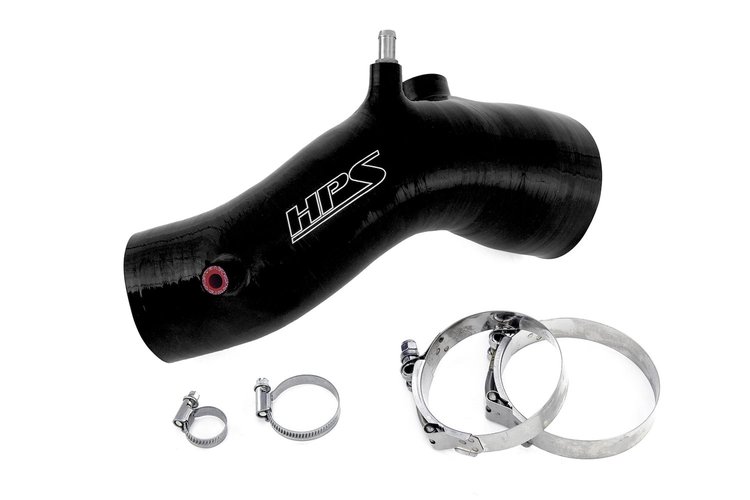 57-1844-BLK Silicone Air Intake Kit, Replaces Stock Restrictive Air Intake, Improve Throttle Response, No Heat Soak