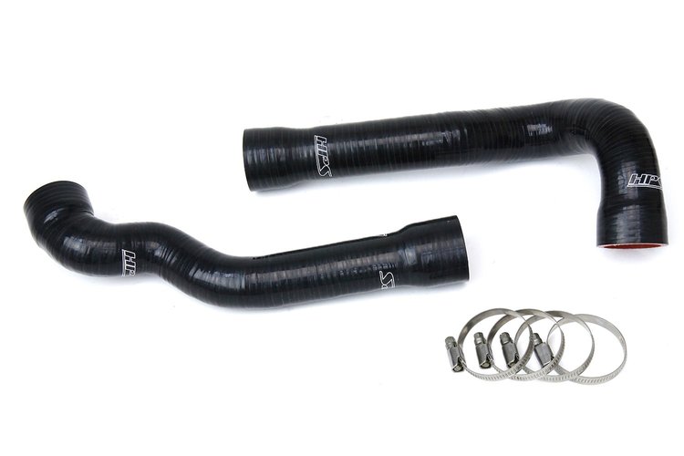 57-1855-BLK Radiator Hose Kit, High-Temp 3-Ply Reinforced Silicone, Replace OEM Rubber Radiator Coolant Hoses
