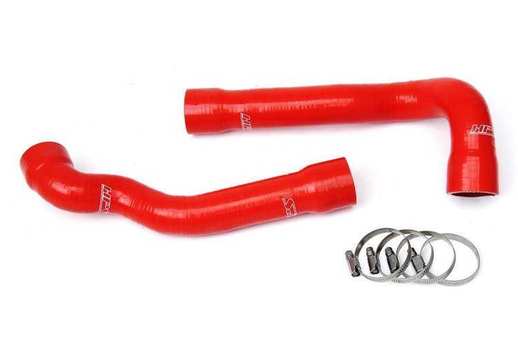57-1855-RED Radiator Hose Kit, High-Temp 3-Ply Reinforced Silicone, Replace OEM Rubber Radiator Coolant Hoses