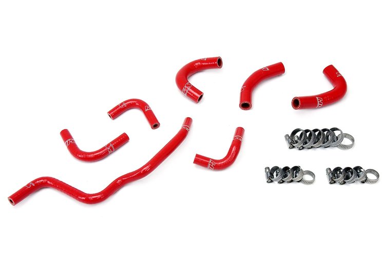 57-1857-RED Silicone Coolant Hose Kit, 3-Ply Reinforced Silicone, Replaces Throttle Body Coolant & Oil Cooler Hoses