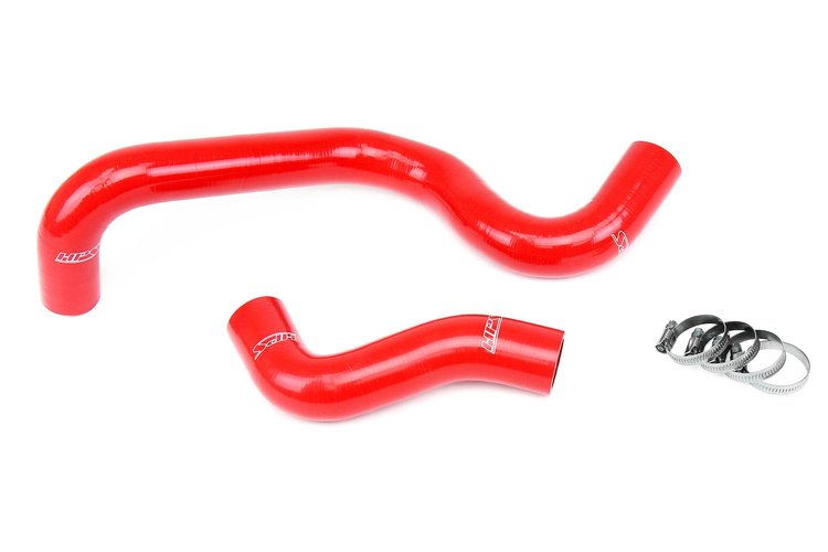 57-1859-RED Radiator Hose Kit, 3-Ply Reinforced Silicone, Replaces Rubber Radiator Coolant Hoses