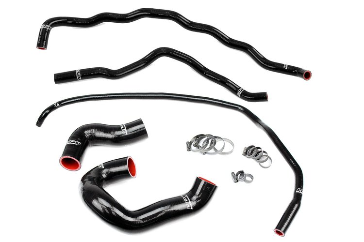 57-1860-BLK Coolant Hose Kit, 3-Ply Reinforced Silicone, Replaces Rubber Coolant Hoses