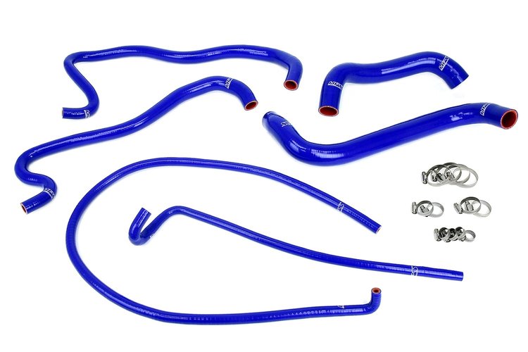 57-1861-BLUE Radiator and Heater Hose Kit, 3-Ply Reinforced Silicone, Replaces Rubber Radiator & Heater Hoses