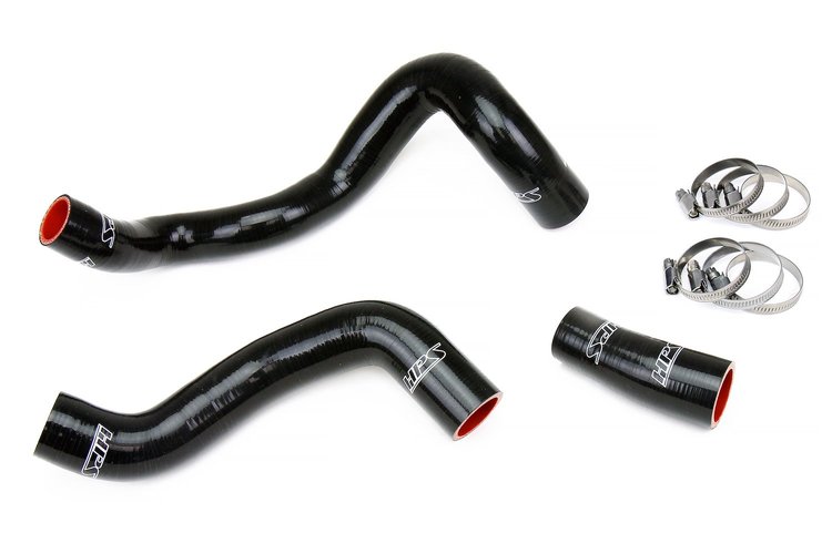 57-1886-BLK Radiator Hose Kit, 3-Ply Reinforced Silicone, Replaces Rubber Radiator Coolant Hoses